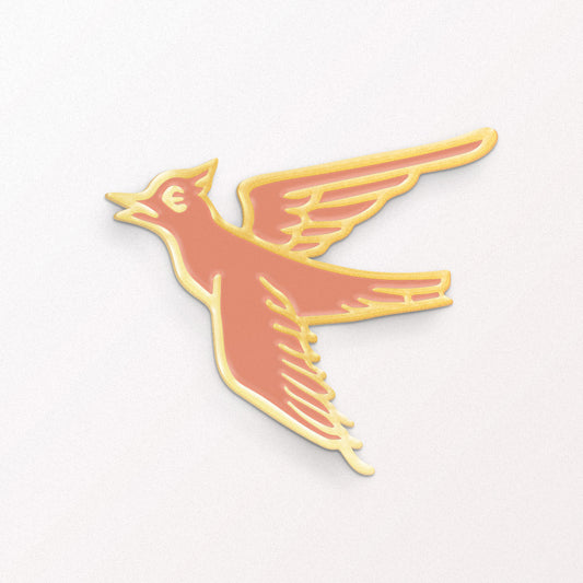 Inscrutable Cities Pigeon Pin