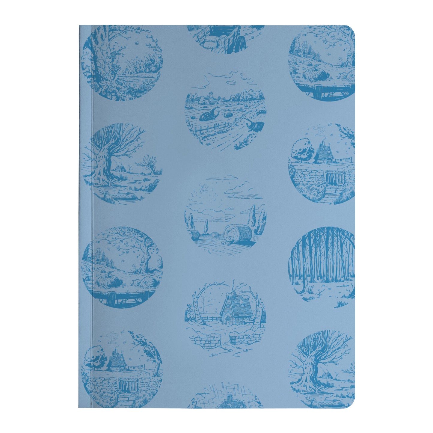 Blue Seasonal Journal